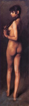  nackt Malerei - Nacktes ägyptisches Mädchen John Singer Sargent